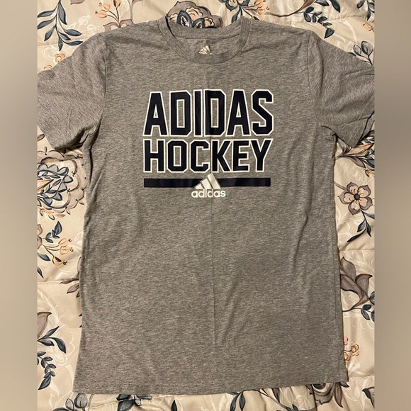 Lot of 2 Adidas Hockey T-shirts - Youth XL - Picture 3 of 4